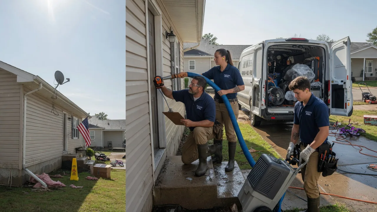 Ceiling Water Damage Restoration in Bronaugh, MO near me